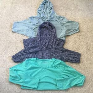 Three Columbia Long Sleeve Shirts